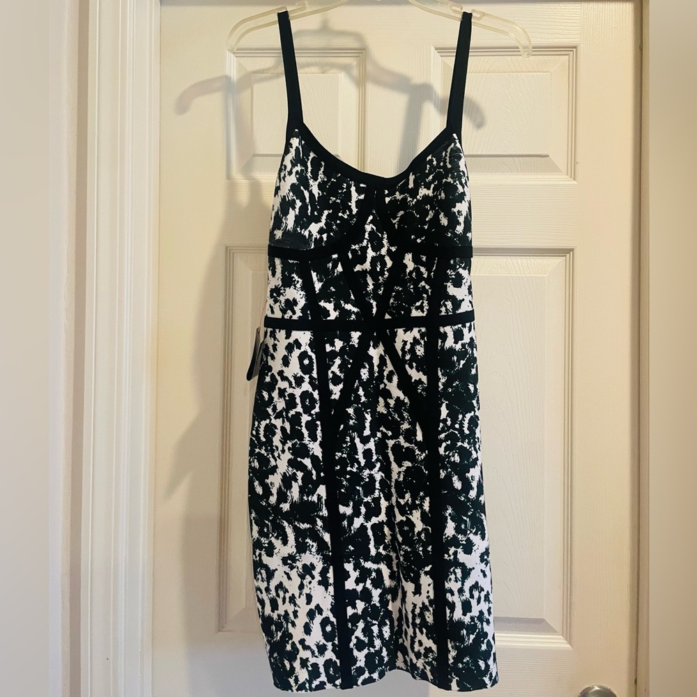 Bebe Leopard Bandage Corset Dress - Picture 2 of 6